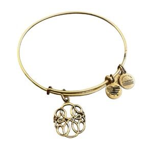 Alex and Ani Gold Path of Life Charm Bangle